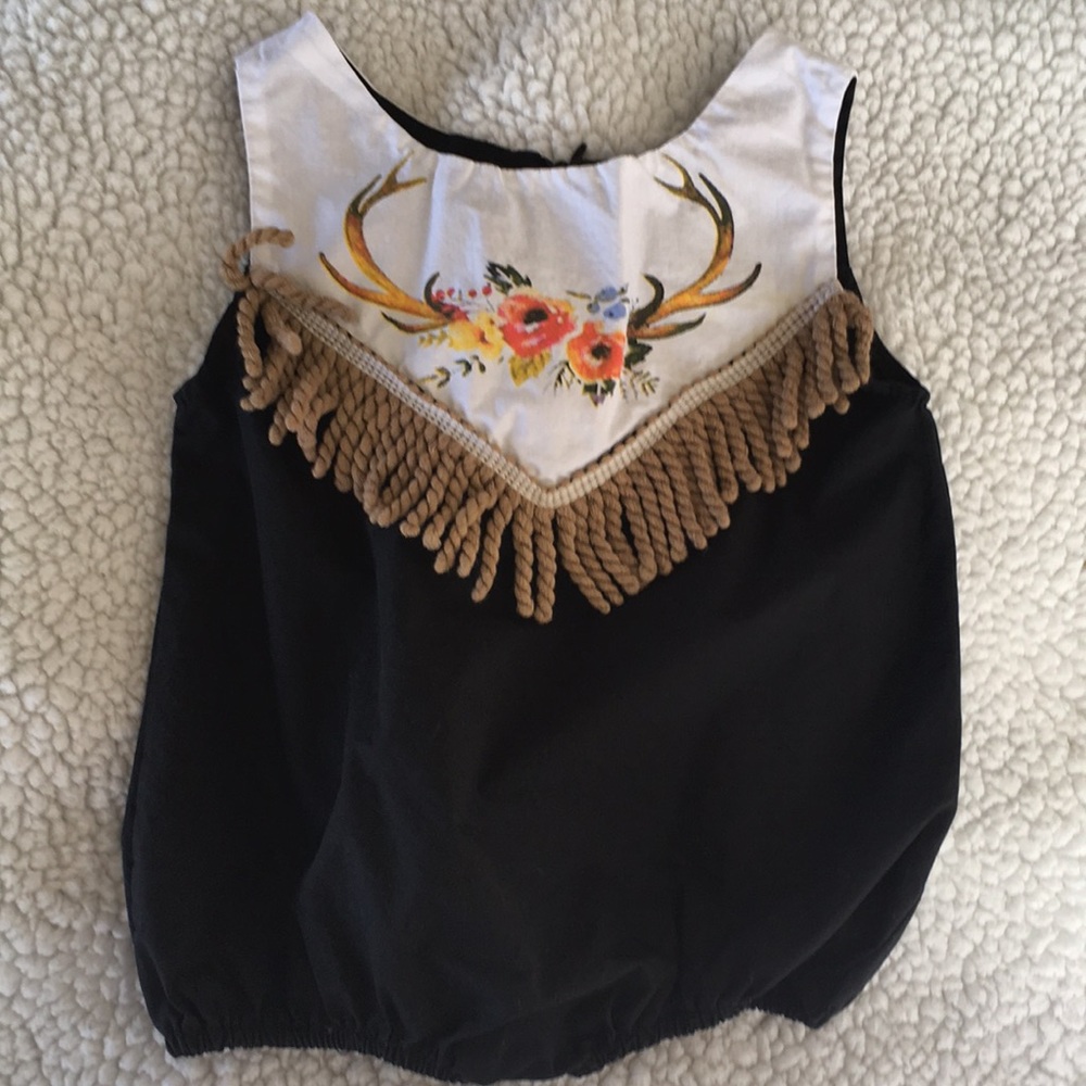 Boho romper size 90
